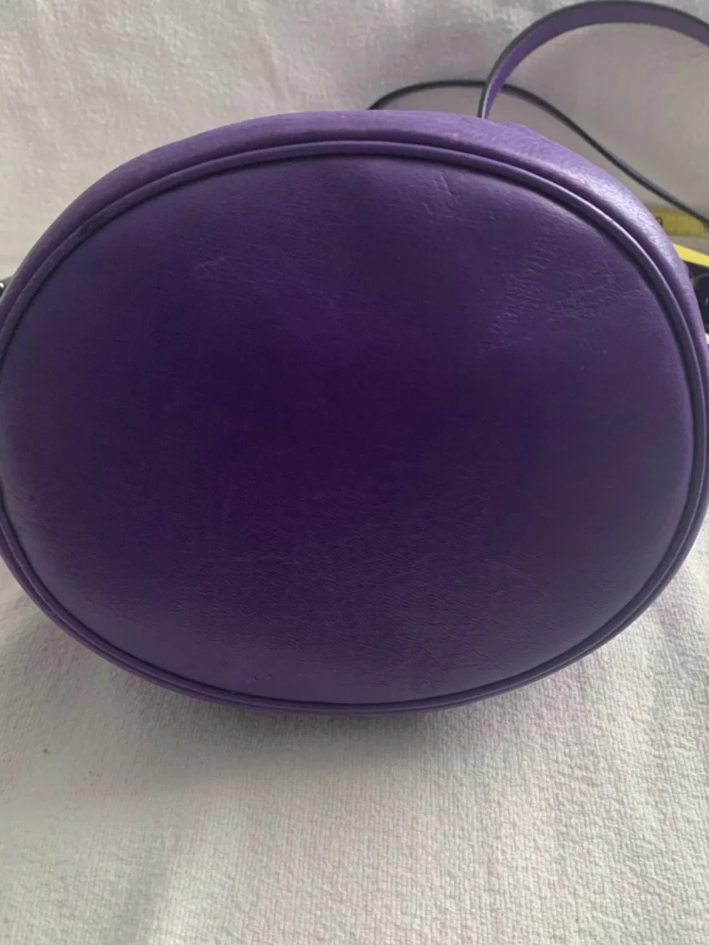 Vintage 2014 Coach Bleaker Sport Mini Duffle Purple Cross Body Bag - Picture 8 of 16